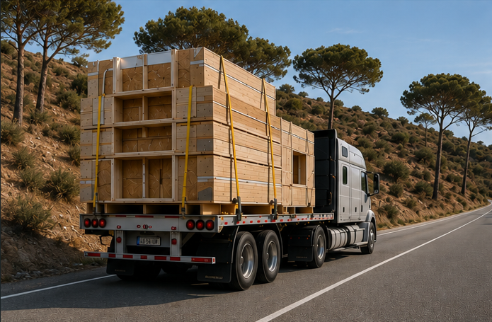 Delivered to site